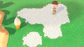 Animal Crossing: Sprinkles path