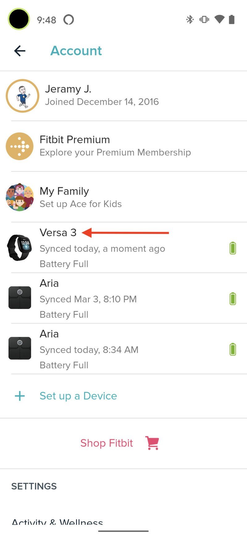 How To Set Up Google Assistant Fitbit Step 9