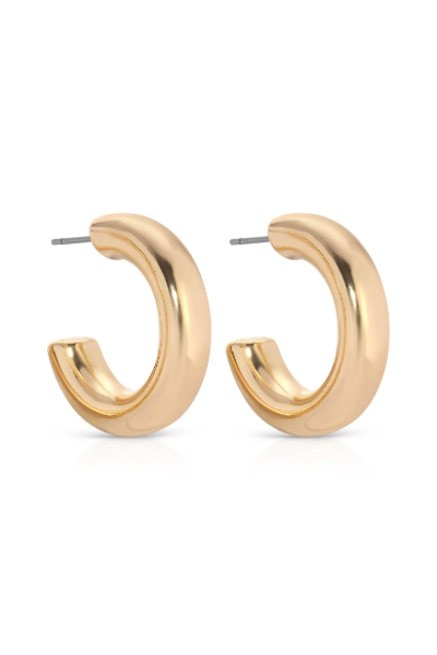 Ettika, Small Thick Classic Hoop Earrings