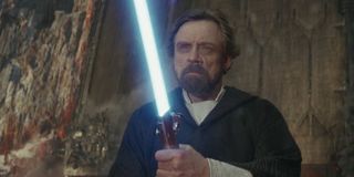 Mark Hamill as Luke Skywalker in Star Wars: The Last Jedi