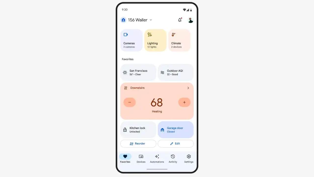 Google Nest thermostat