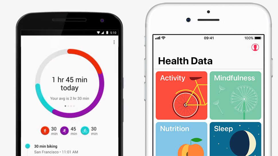 with Google Fit and Apple Health 