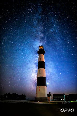 Milky Way Over Bodie Island Lighthouse, NC