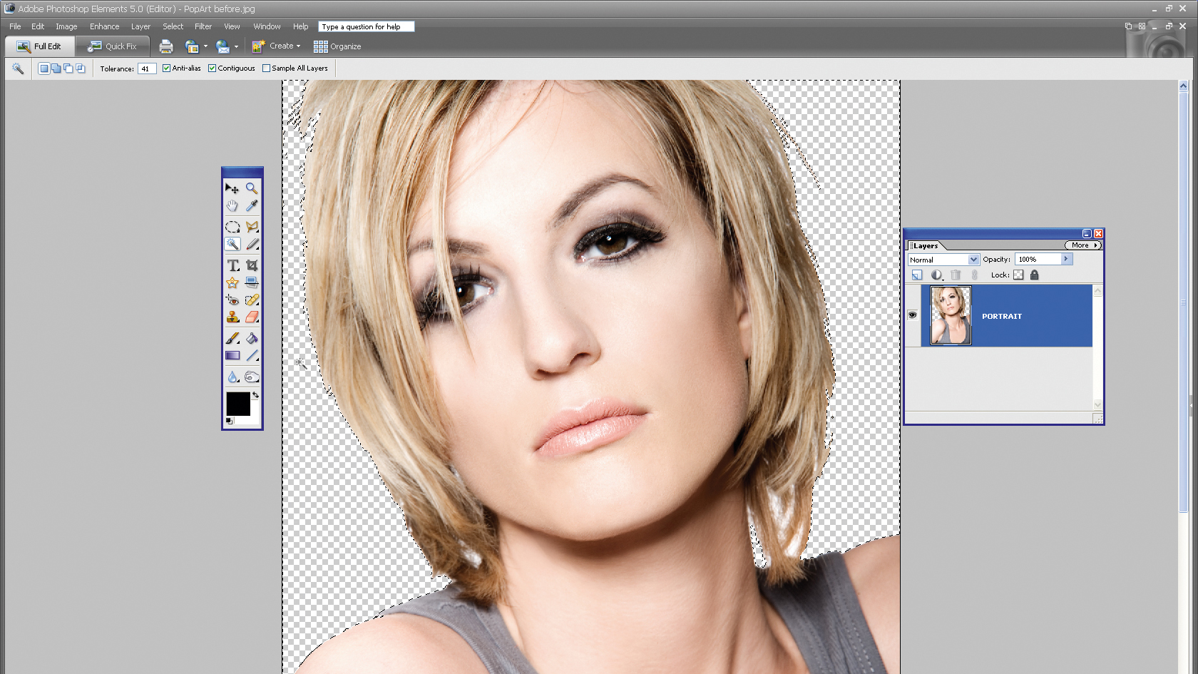 Make a pop art portrait in Photoshop. Photo: Christian Hough