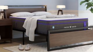 Best hybrid mattress: image shows the Nectar Premier Hybrid US mattress