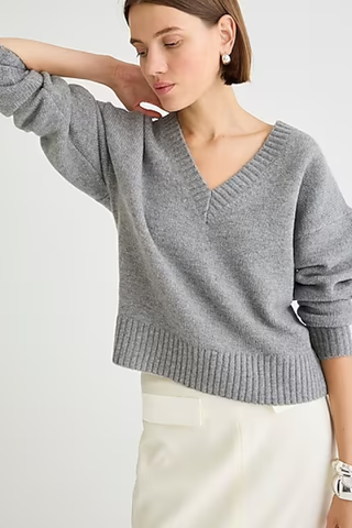 J.Crew Relaxed V-neck Pullover Sweater