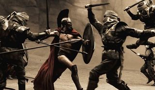 300 a Spartan in battle