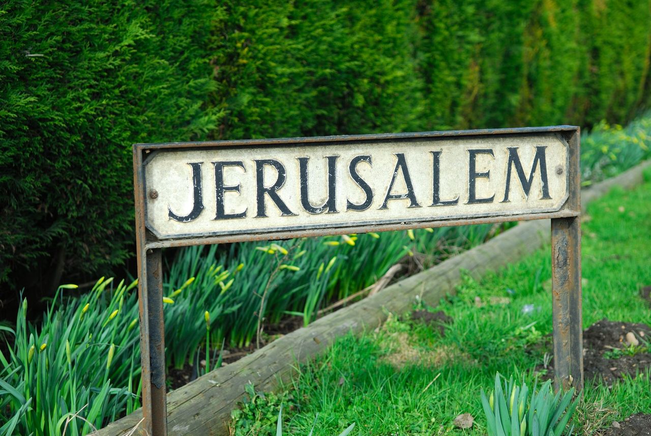 Jerusalem Village Sign Lincolnshire.