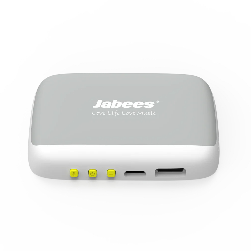 Το Jabees Peace Pillow Speaker σε λευκό render Τύπου.