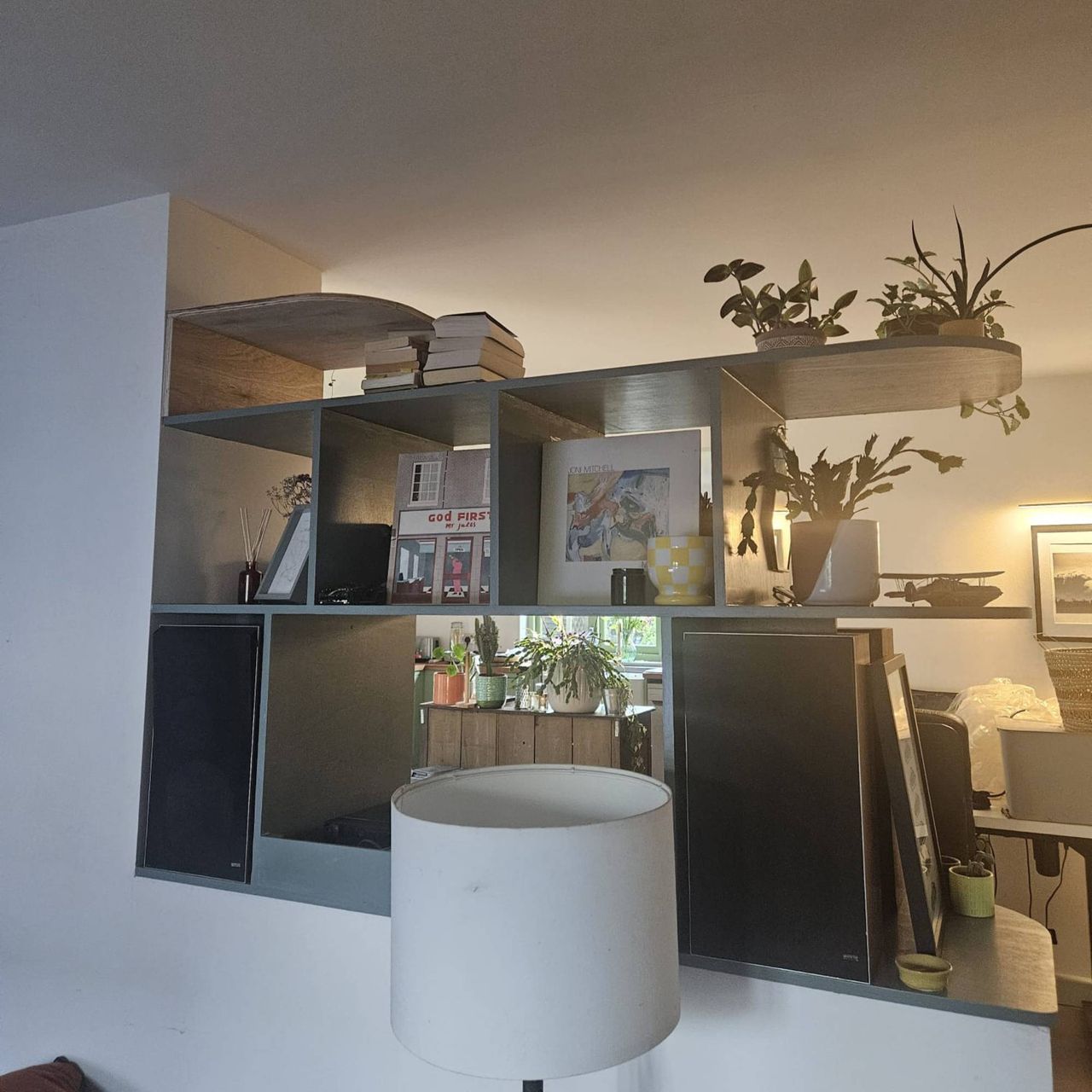 My open-plan living room felt empty and characterless — this £50 DIY divider transformed it