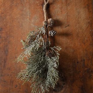 Hanging Faux Evergreen Bunch