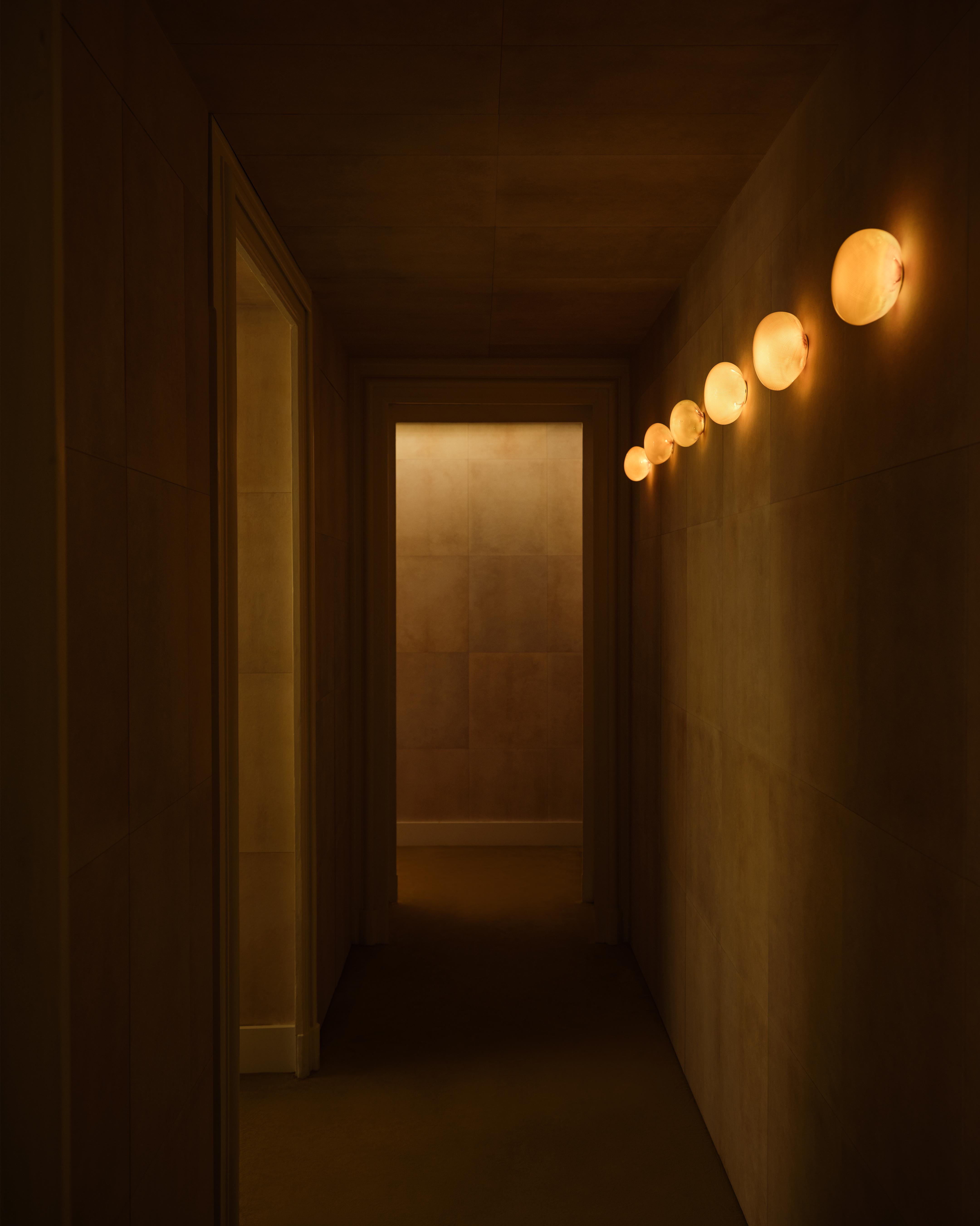 light installation in Milanese interior