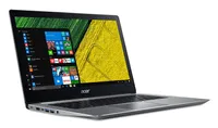 Acer Swift 3 with the screen open and the Windows 10 interface showing