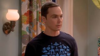 Jim Parsons as Sheldon in The Big Bang Theory.