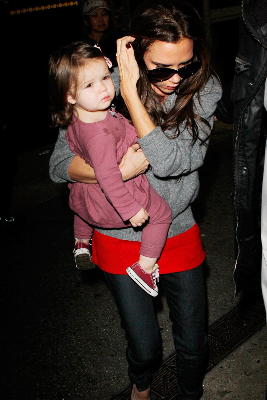 Victoria Beckham and Harper Beckham