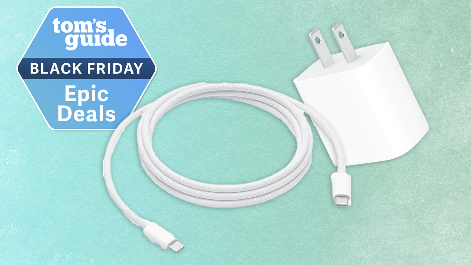 Apple USB-C cable and adapter