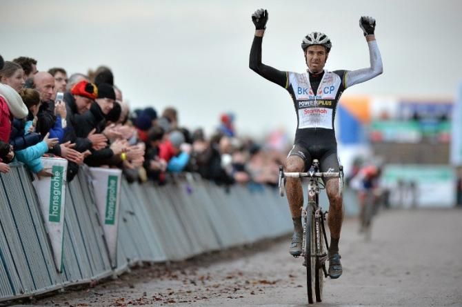 Niels Albert (BKCP-Powerplus) takes victory in the Superprestige round in Gieten