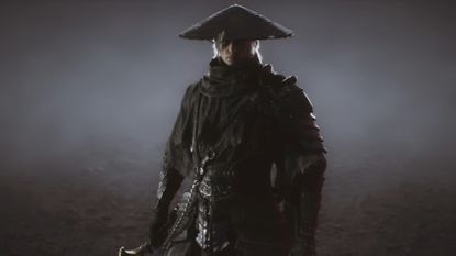 Phantom Blade Zero trailer screenshot of main character standing in gray background