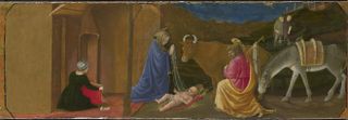 The Nativity by Florentine artist Filippo Lippi (1457). Picture: The National Gallery, London