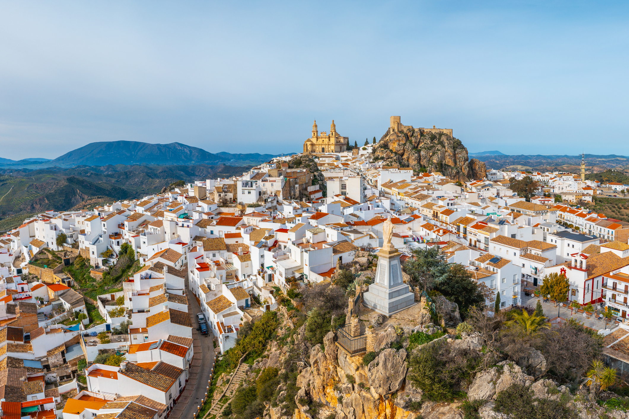 Sagrada Familia cathedral in spring, Barcelona, Spain