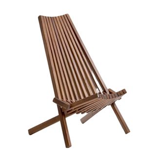 Wooden lounge chair