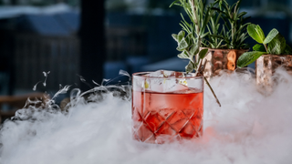 Cocktails, wines and aperitifs are on the bar menu at Cavo London