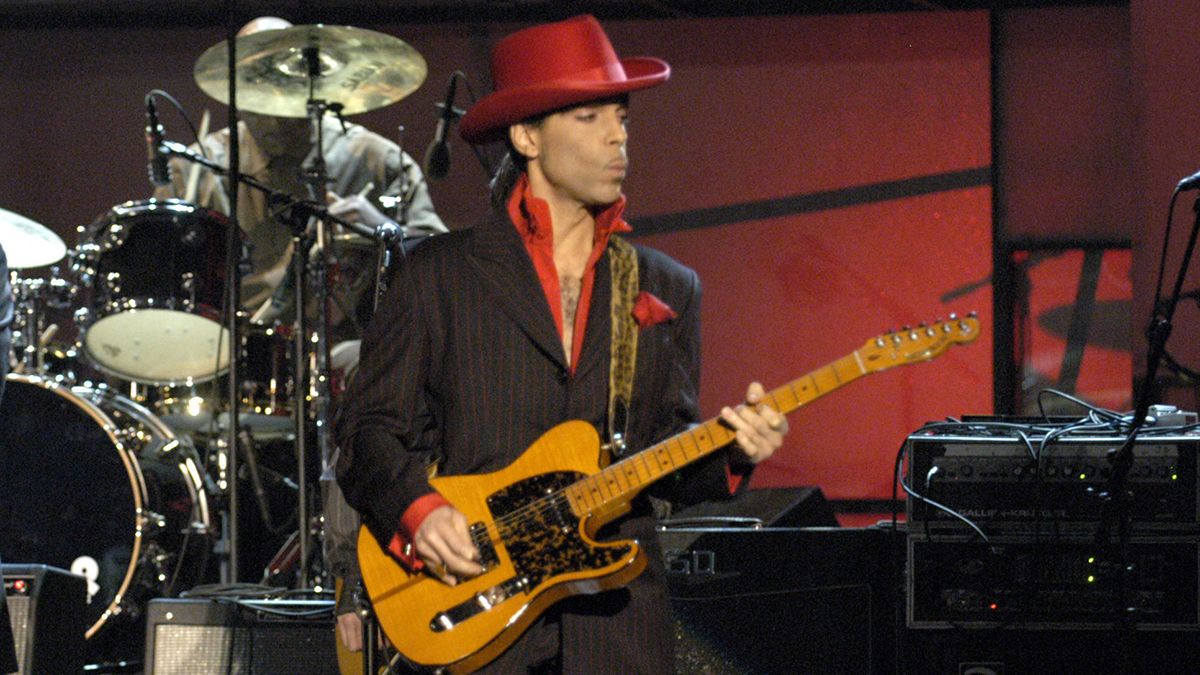 Prince during The 19th Annual Rock and Roll Hall of Fame Induction Ceremony - Show at Waldorf Astoria in New York City, New York, United States