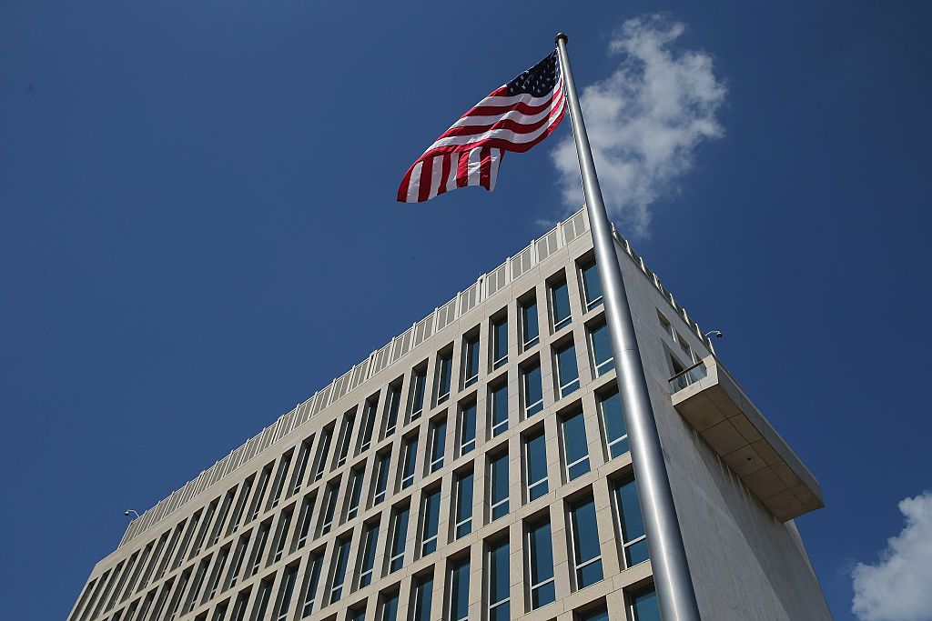 U.S. embassy in Havana, Cuba.