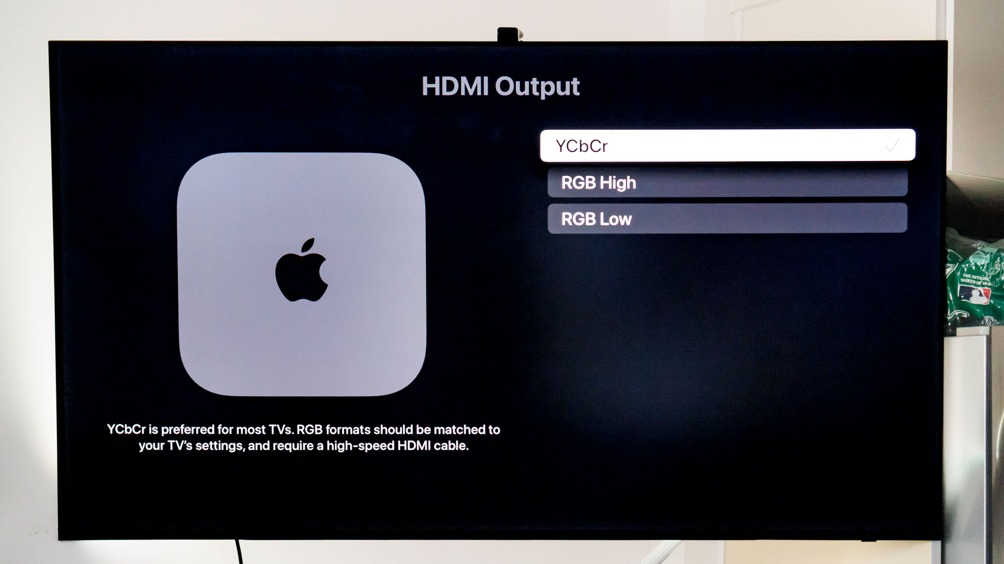 Apple TV 4K settings