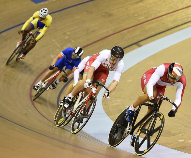 Kian Emadi fails to qualify in the men's Keirin