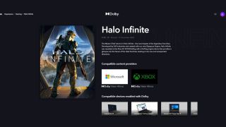 Halo Infinite Dolby Vision and Dolby Atmos support