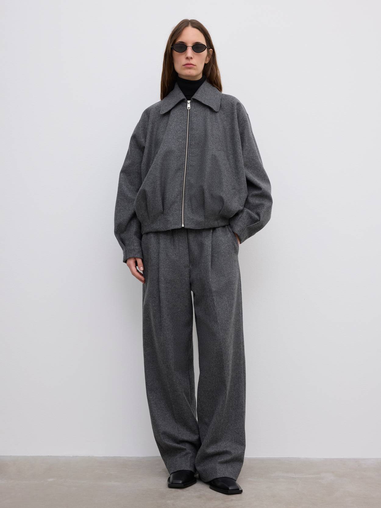 Wool Felt Blouson