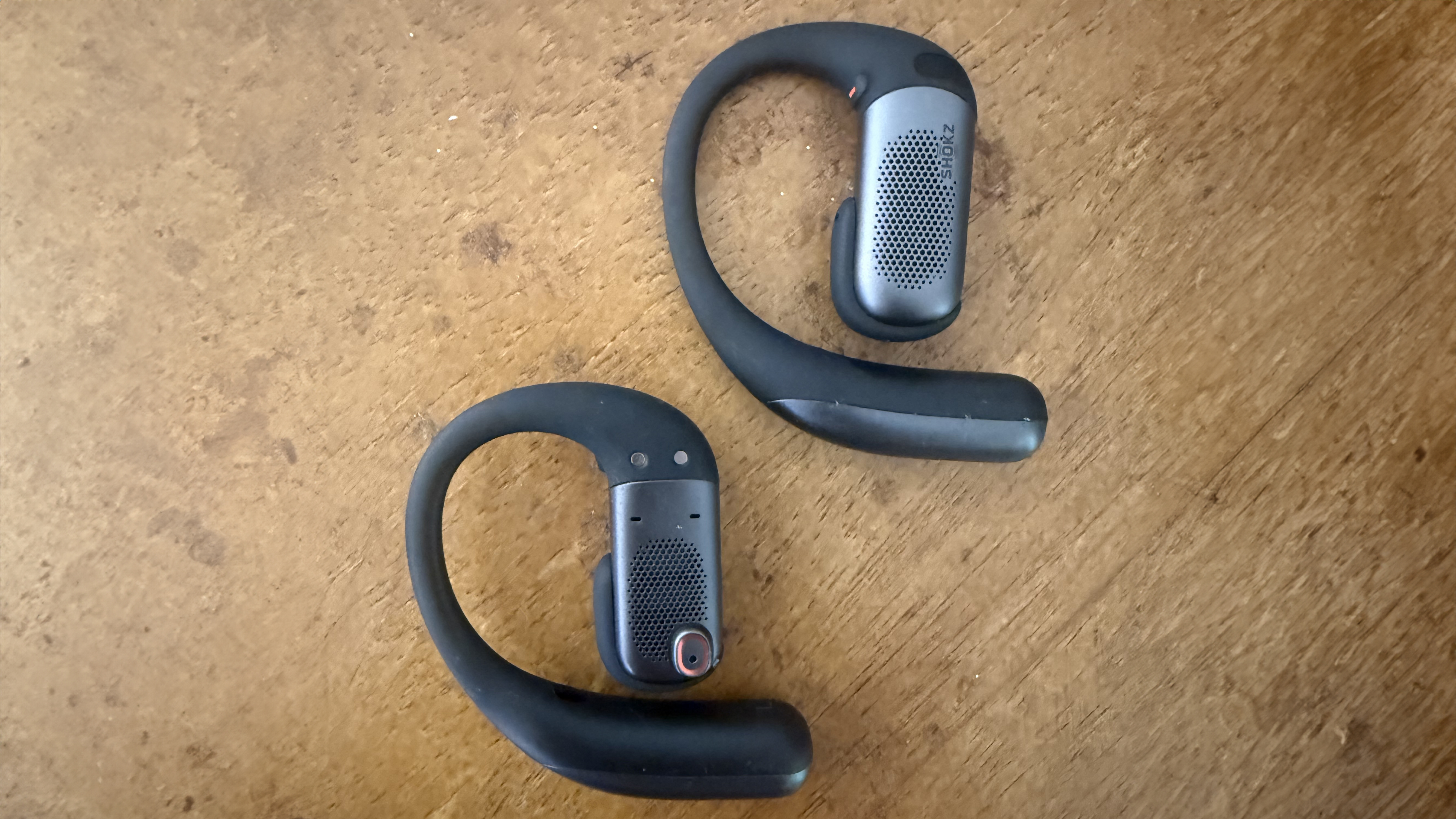 The Shokz OpenFit Pro without its charging case