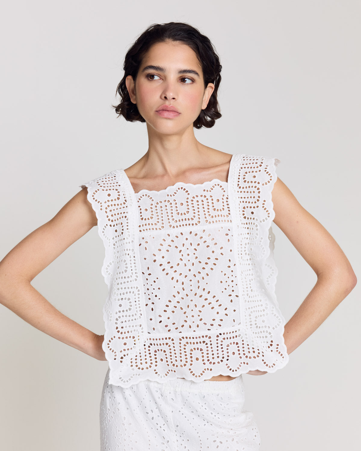 Willa Natural White Top