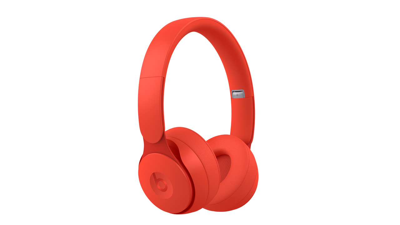 the beats solo pro headphones in red