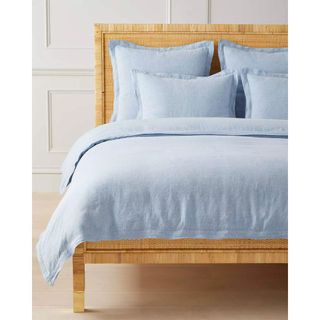 A linen bedding