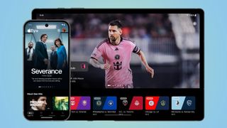 Apple TV app on Android phones and tablets.