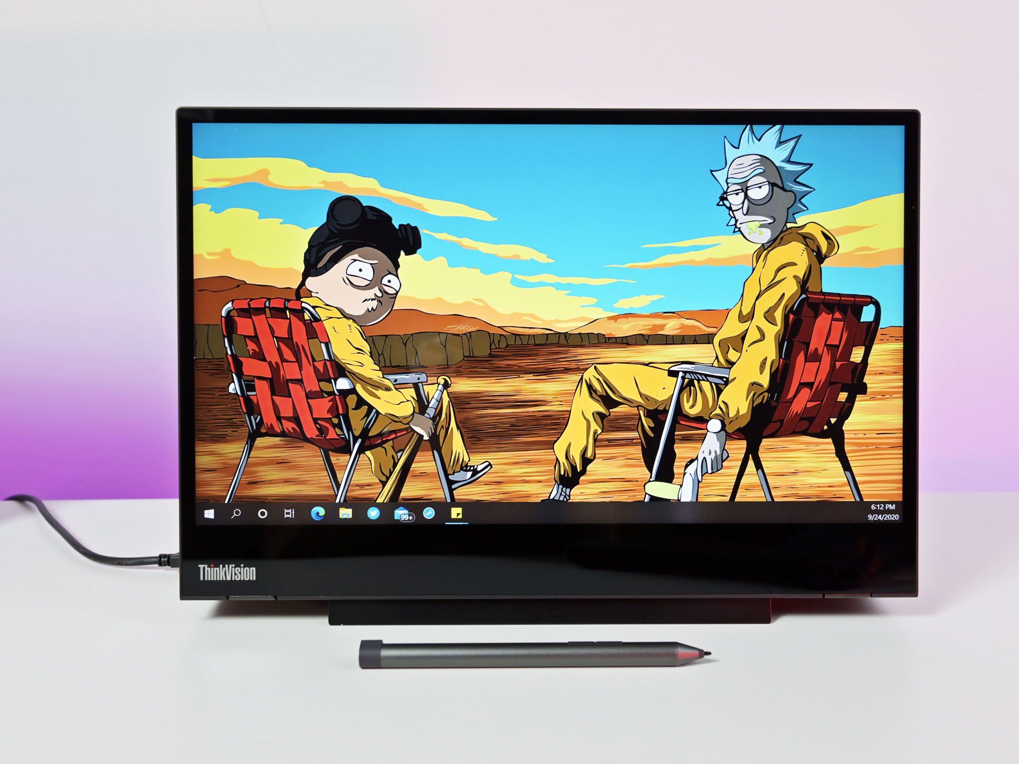 ThinkVision M14t Mobile Monitor　美品です。 Amazon.com: Lenovo - Corporate Monitors M14T A20140FX0 14IN