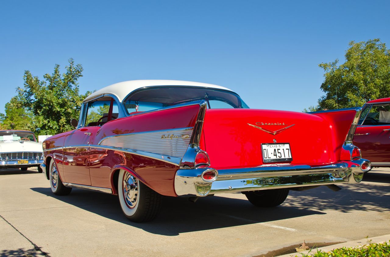 A 1957 Chevy Bel Air.