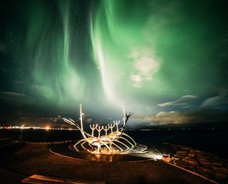 Aurora in Iceland by Merzlyakov