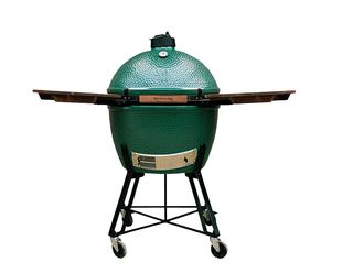 best bbq: Big Green Egg Extra Large Nest BBQ with Wood Shelves Bundle