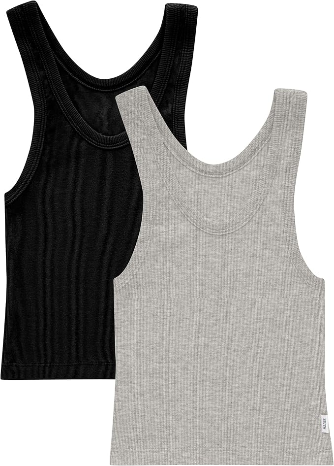Hanes, Originals Rib Tank 2-Pack