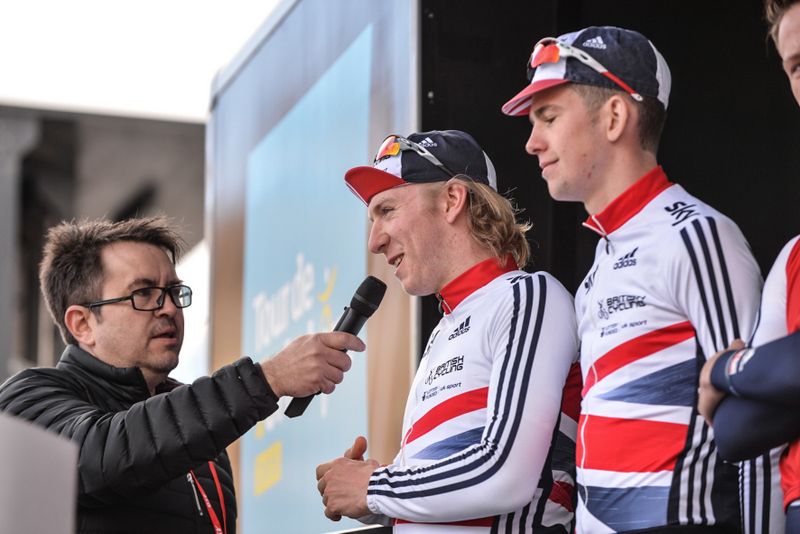 Team Great Britain at sign on