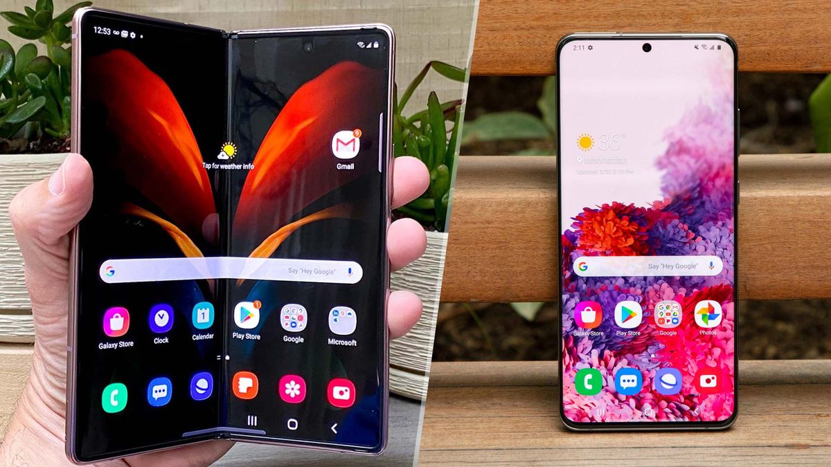 Galaxy Z Fold 2 vs. Galaxy S20 Ultra