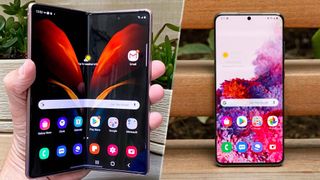 Galaxy Z Fold 2 vs. Galaxy S20 Ultra