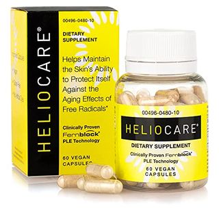 Heliocare Skin Care Dietary Supplement: 240mg Polypodium Leucotomos Extract Pills - Antioxidant Rich Formula With Fernblock and Ple Technology - 60 Veggie Capsules