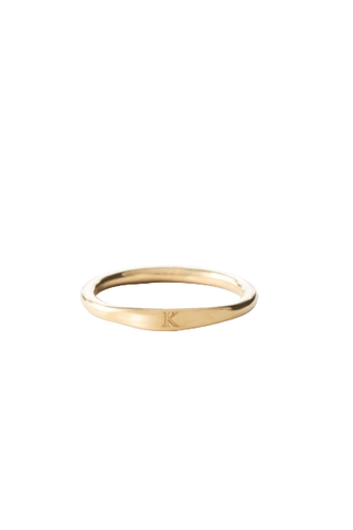 GLDN Slim Signet Ring