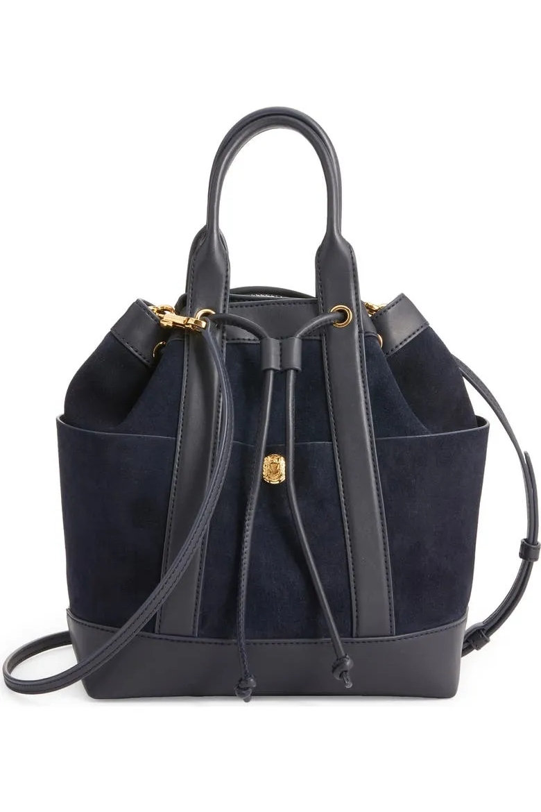 Veronica Beard, Goody Suede & Leather Bucket Bag (Was $548) 