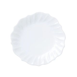 Incanto Stone White Ruffle Dinner Plate