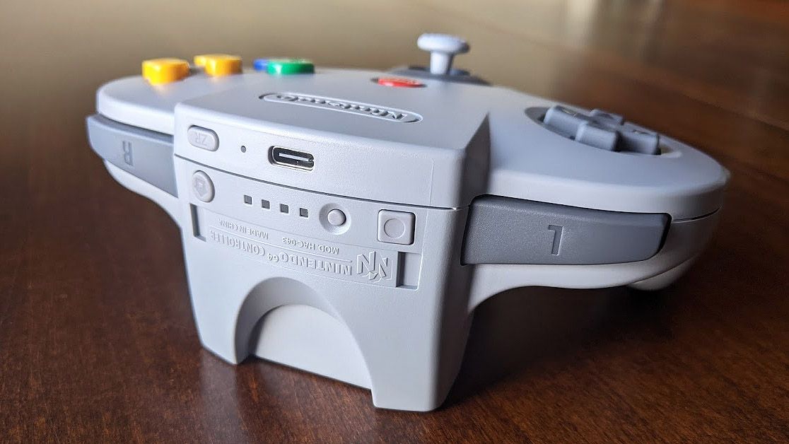 N64 Controller Nintendo Switch Top Laying Down